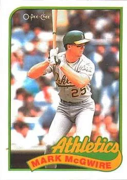 1989 O-Pee-Chee Mark McGwire #70 card image