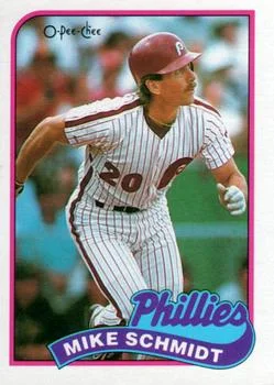 1989 O-Pee-Chee Mike Schmidt #100 card image