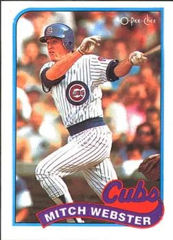 1989 O-Pee-Chee Mitch Webster #36 card image