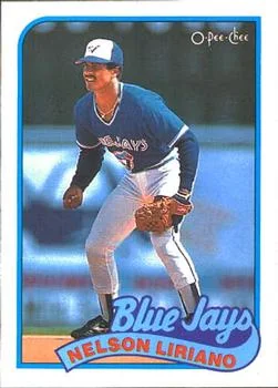 1989 O-Pee-Chee Nelson Liriano #76 card image