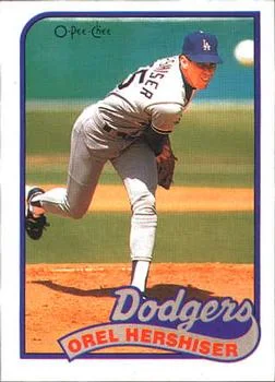 1989 O-Pee-Chee Orel Hershiser #41 card image