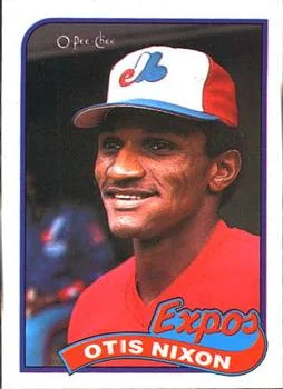 1989 O-Pee-Chee Otis Nixon #54 card image