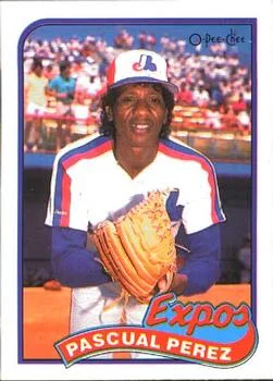 1989 O-Pee-Chee Pascual Perez #73 card image