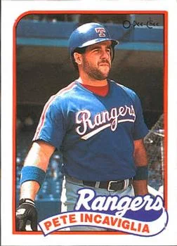 1989 O-Pee-Chee Pete Incaviglia #42 card image