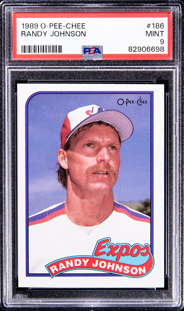 1989 O-Pee-Chee Randy Johnson #186 card image