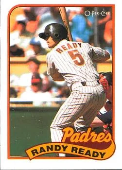 1989 O-Pee-Chee Randy Ready #82 card image