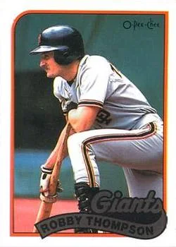 1989 O-Pee-Chee Robby Thompson #15 card image