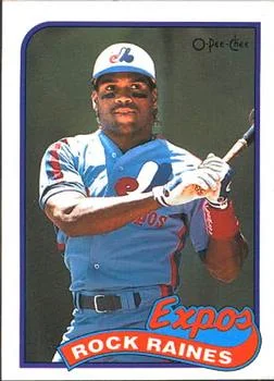 1989 O-Pee-Chee Rock Raines #87 card image