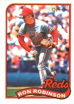 1989 O-Pee-Chee Ron Robinson #16 card image