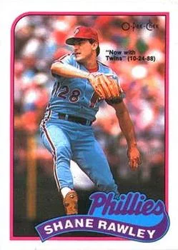 1989 O-Pee-Chee Shane Rawley #24 card image