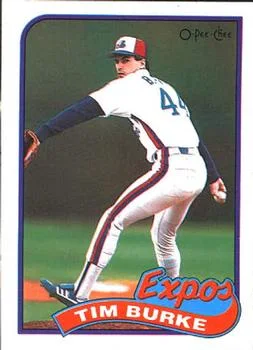 1989 O-Pee-Chee Tim Burke #48 card image