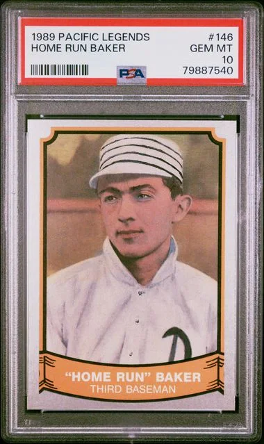 1989 Pacific Legends Home Run Baker #146 card image