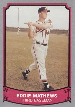 1989 Pacific Legends II Eddie Mathews #116 card image
