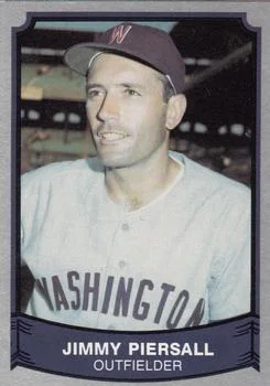 1989 Pacific Legends II Jimmy Piersall #182 card image