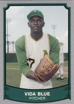 1989 Pacific Legends II Vida Blue UER #198 card image