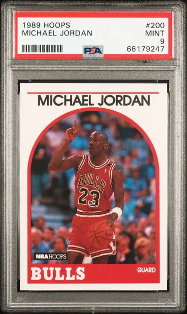 1989 Panini Hoops Michael Jordan #200 card image