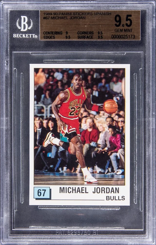 1989 Panini Michael Jordan Stickers Spanish #67 card image