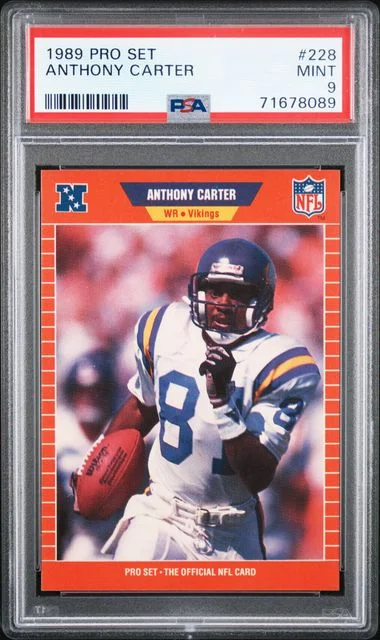 1989 Pro Set Anthony Carter #228 card image