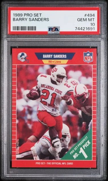 1989 Pro Set Barry Sanders #494 card image
