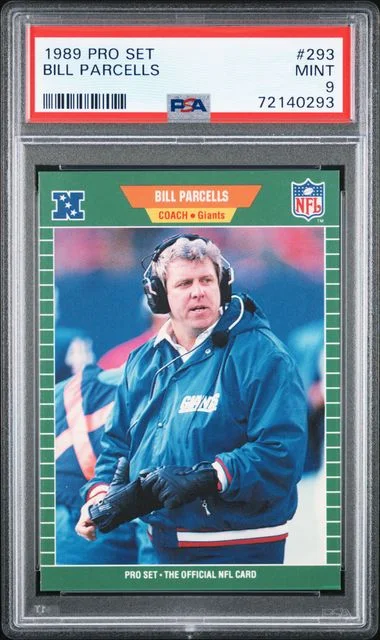 1989 Pro Set Bill Parcells #293 card image