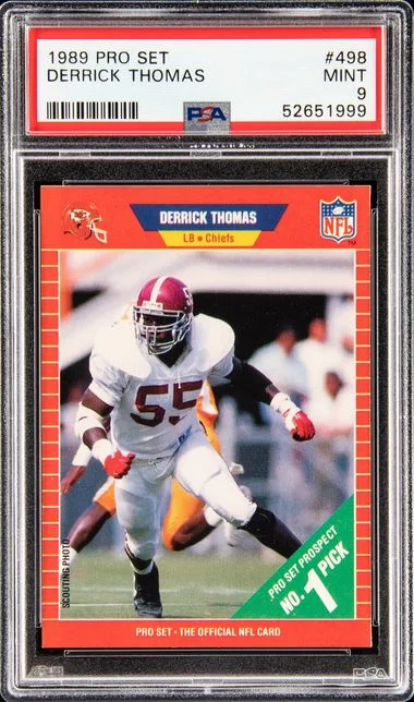 1989 Pro Set Derrick Thomas #498 card image