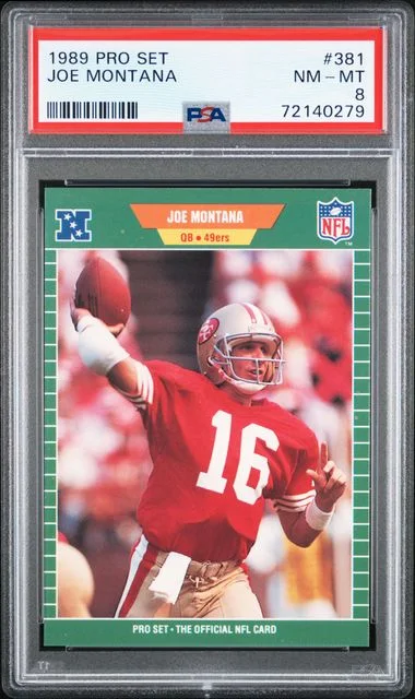1989 Pro Set Joe Montana #381 card image
