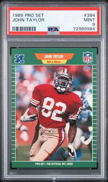 1989 Pro Set John Taylor #384 card image