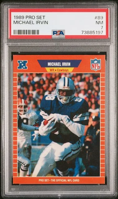 1989 Pro Set Michael Irvin #89 card image