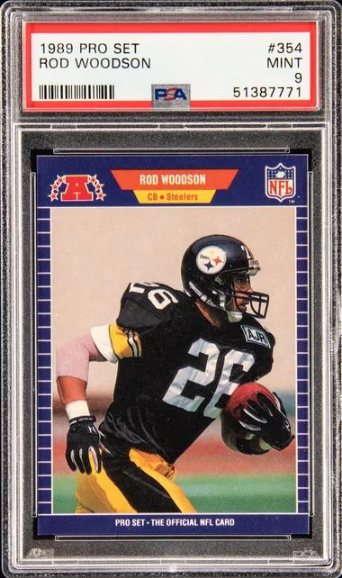 1989 Pro Set Rod Woodson #354 card image