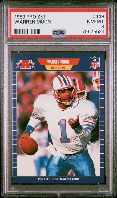 1989 Pro Set Warren Moon #149 card image