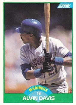 1989 Score Alvin Davis #51 card image