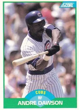 1989 Score Andre Dawson #2 card image