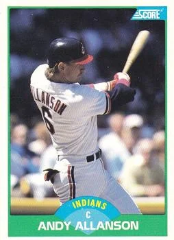 1989 Score Andy Allanson #46 card image