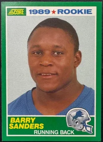 1989 Score Barry Sanders #257 card image