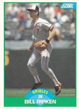 1989 Score Bill Ripken #18 card image
