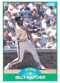 1989 Score Billy Hatcher #61 card image