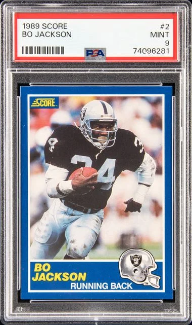 1989 Score Bo Jackson #2 card image