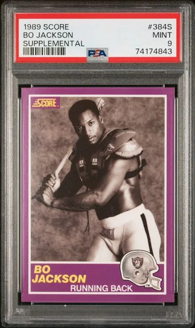 1989 Score Bo Jackson Supplemental #384S card image