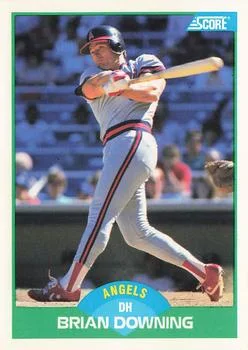 1989 Score Brian Downing #76 card image