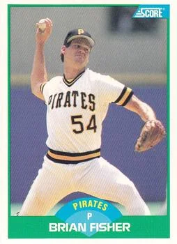 1989 Score Brian Fisher #24 card image