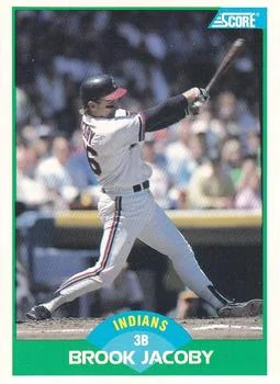 1989 Score Brook Jacoby #19 card image
