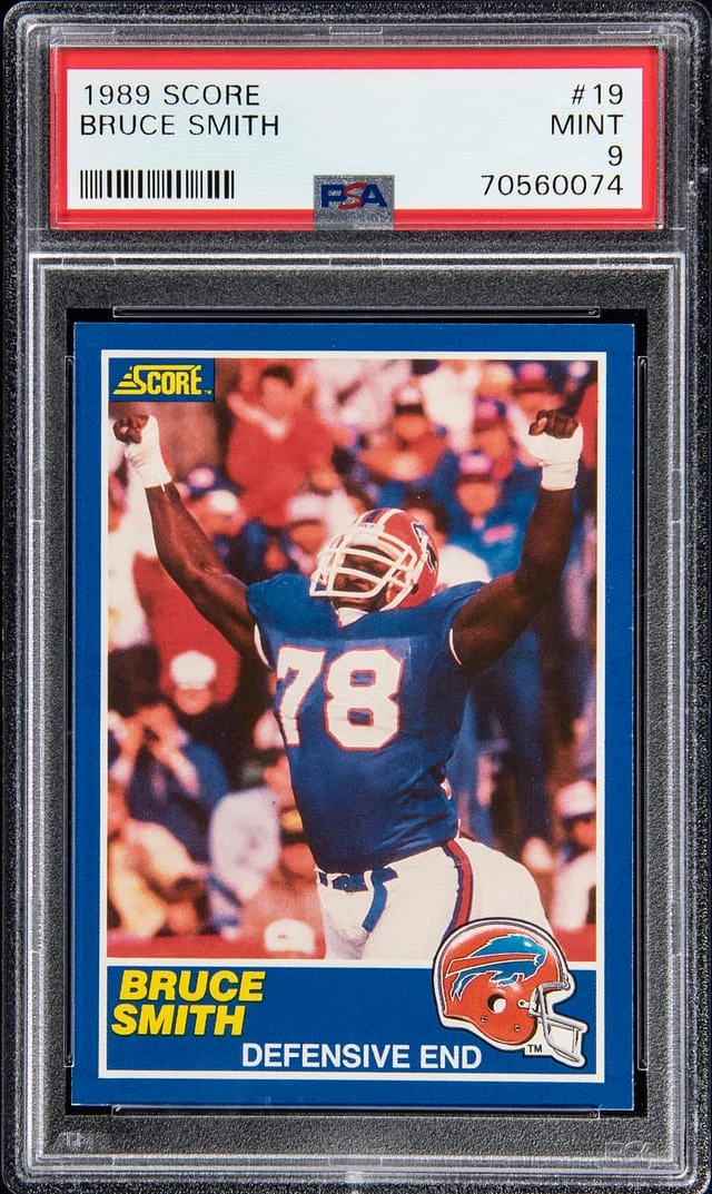 1989 Score Bruce Smith #19 card image