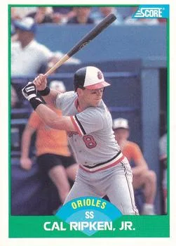 1989 Score Cal Ripken #15 card image