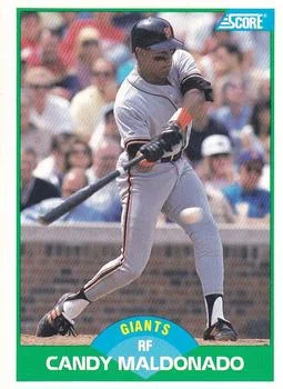 1989 Score Candy Maldonado #47 card image