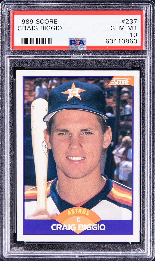 1989 Score Craig Biggio #237 card image