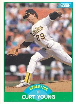 1989 Score Curt Young #29 card image
