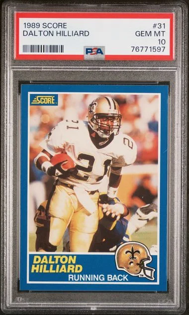 1989 Score Dalton Hilliard #31 card image