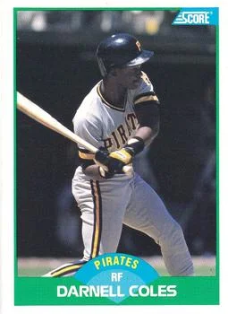 1989 Score Darnell Coles #83 card image