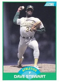 1989 Score Dave Stewart #32 card image