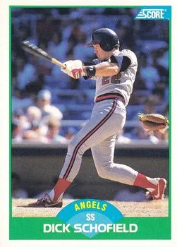 1989 Score Dick Schofield #16 card image